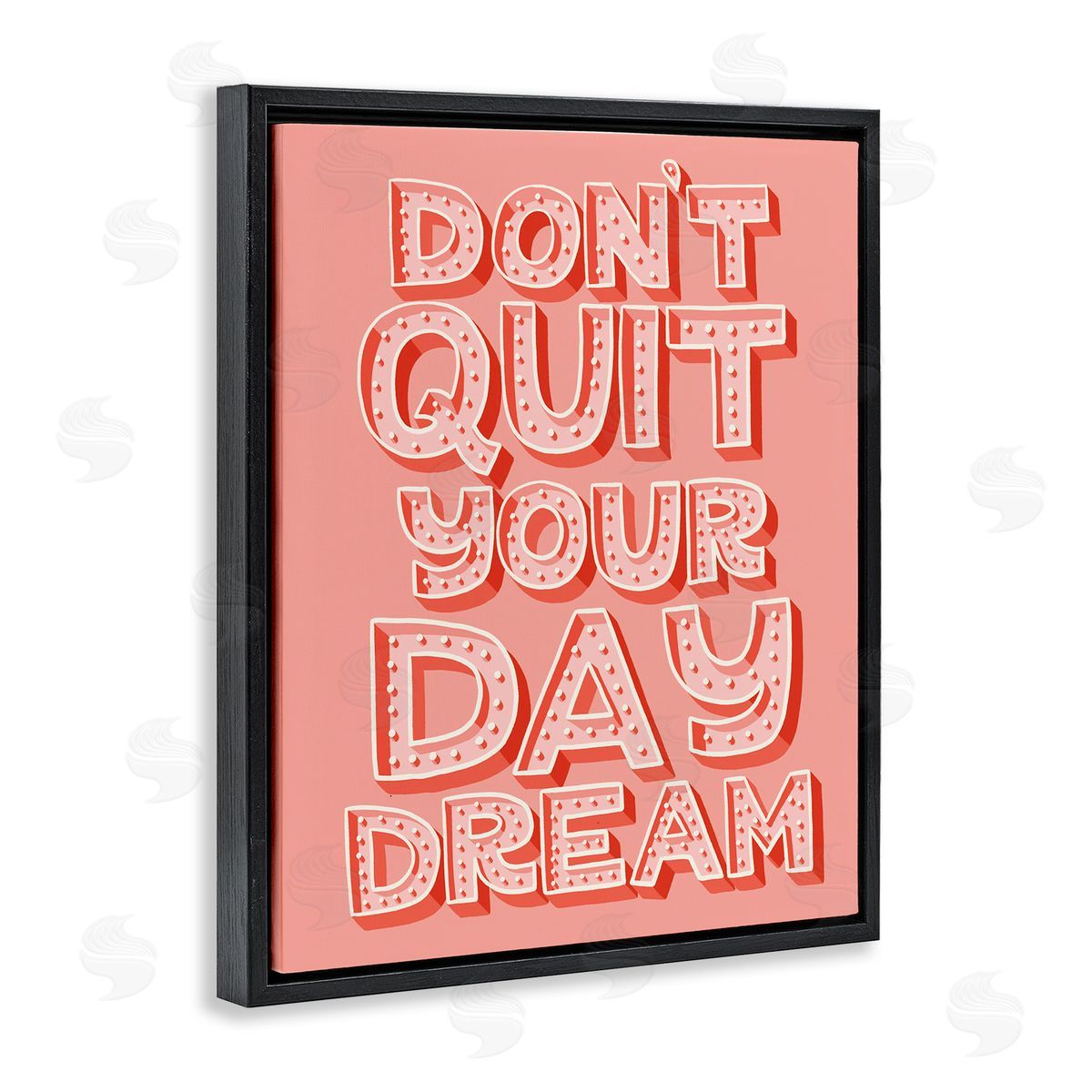 Kristina Hultkrantz Don't Quit Your Day Dream Bold Pink Typography