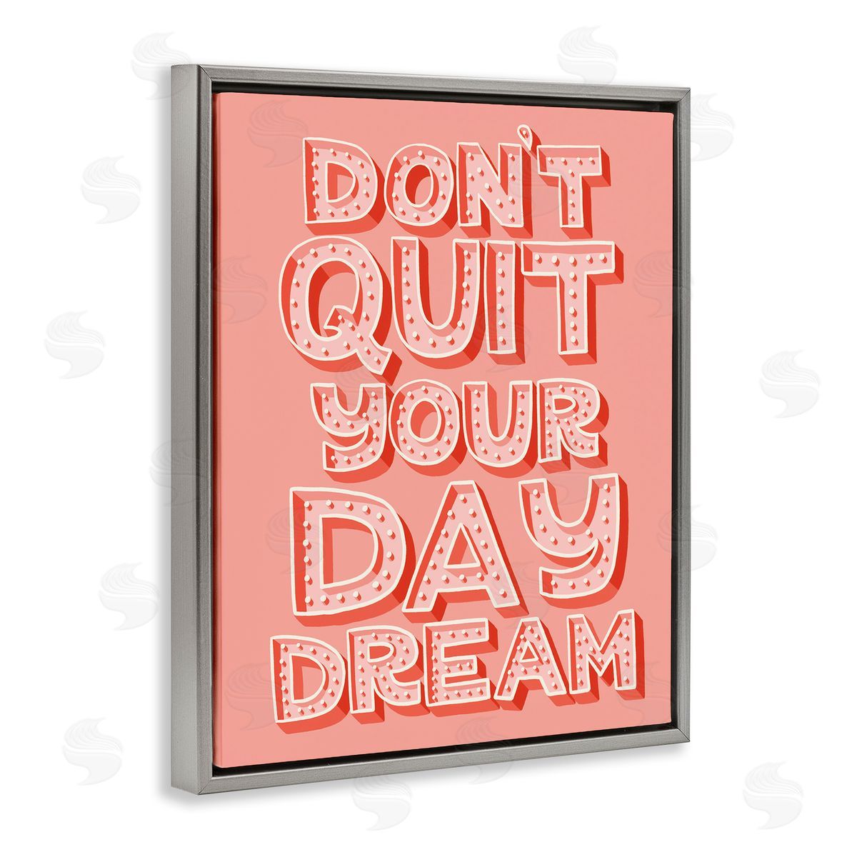 Kristina Hultkrantz Don't Quit Your Day Dream Bold Pink Typography