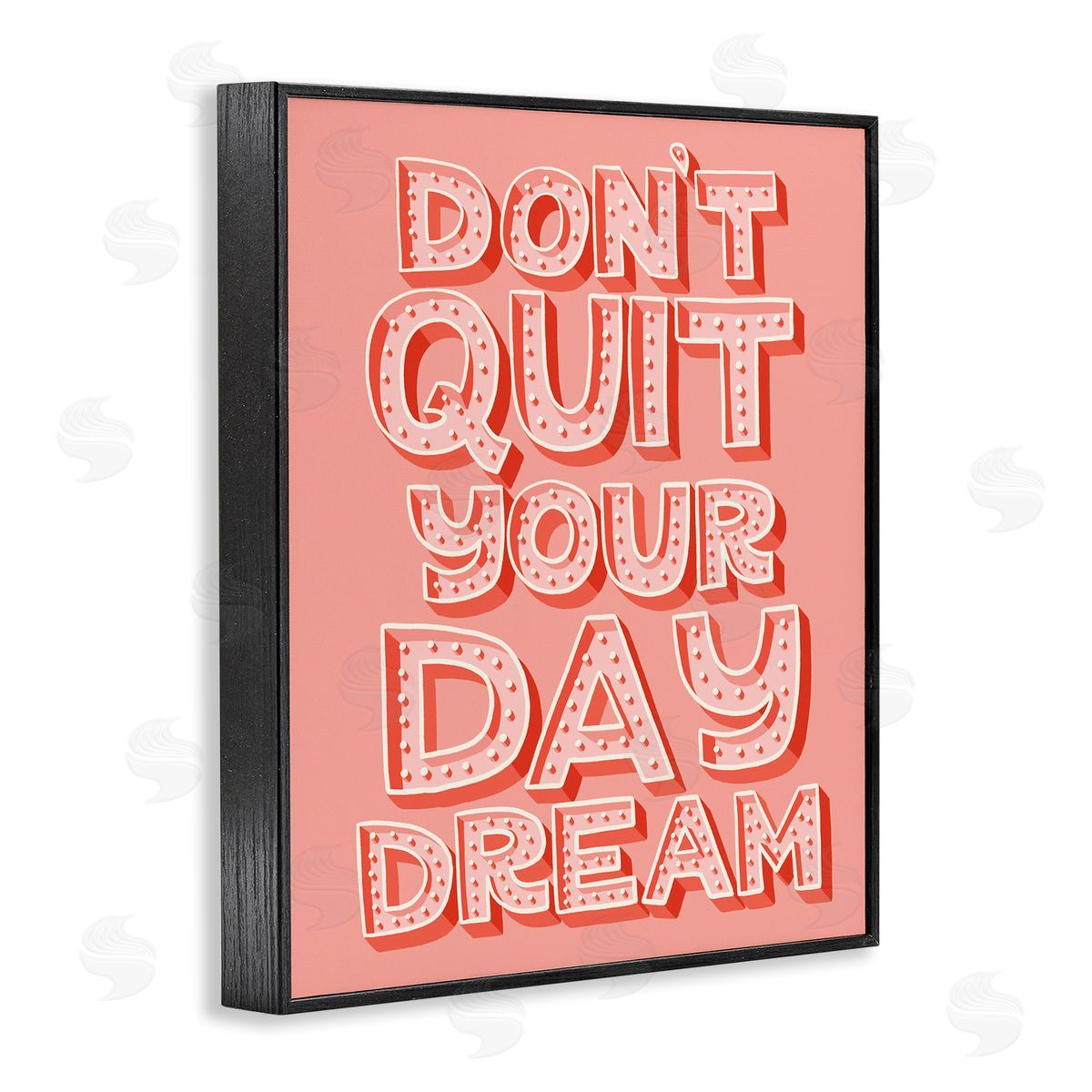 Kristina Hultkrantz Don't Quit Your Day Dream Bold Pink Typography