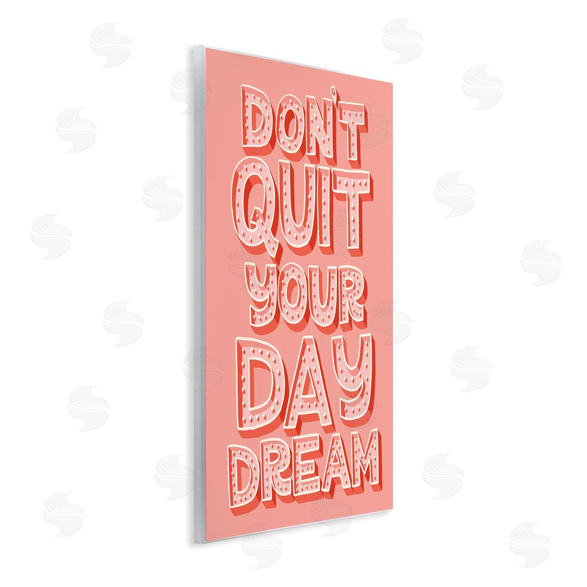 Kristina Hultkrantz Don't Quit Your Day Dream Bold Pink Typography