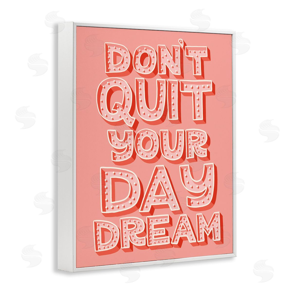 Kristina Hultkrantz Don't Quit Your Day Dream Bold Pink Typography