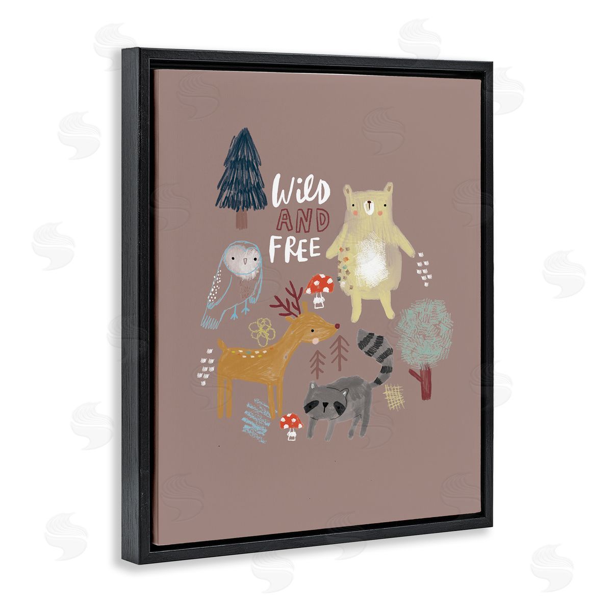 Lisa Barlow Wild and fr_sideee Kid's Forest Beer Owl Racoon