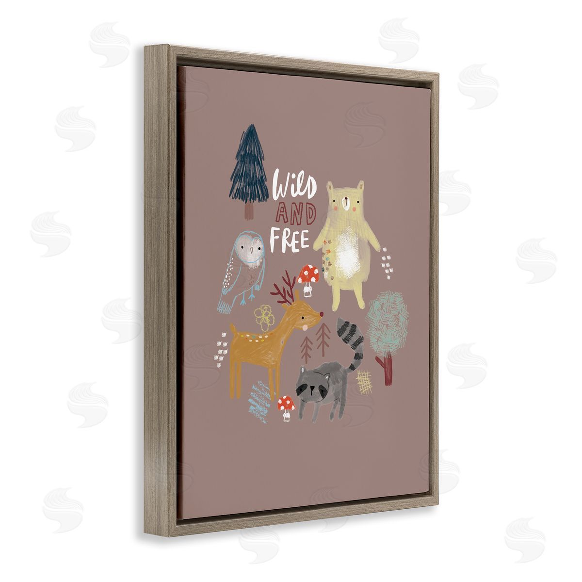 Lisa Barlow Wild and fr_sideee Kid's Forest Beer Owl Racoon