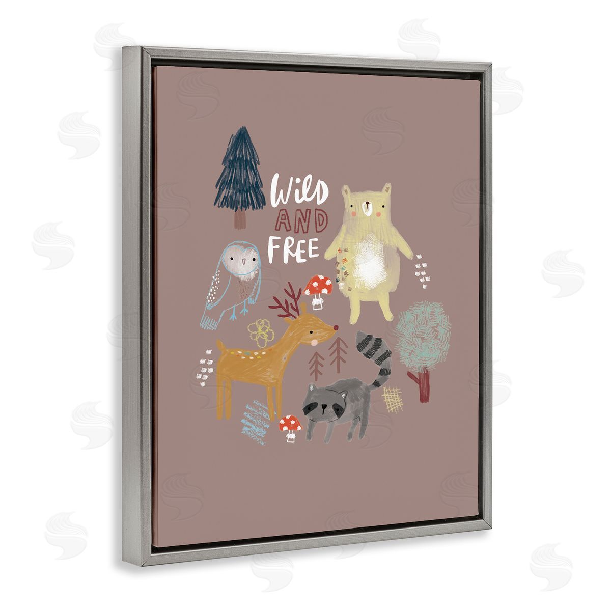 Lisa Barlow Wild and fr_sideee Kid's Forest Beer Owl Racoon