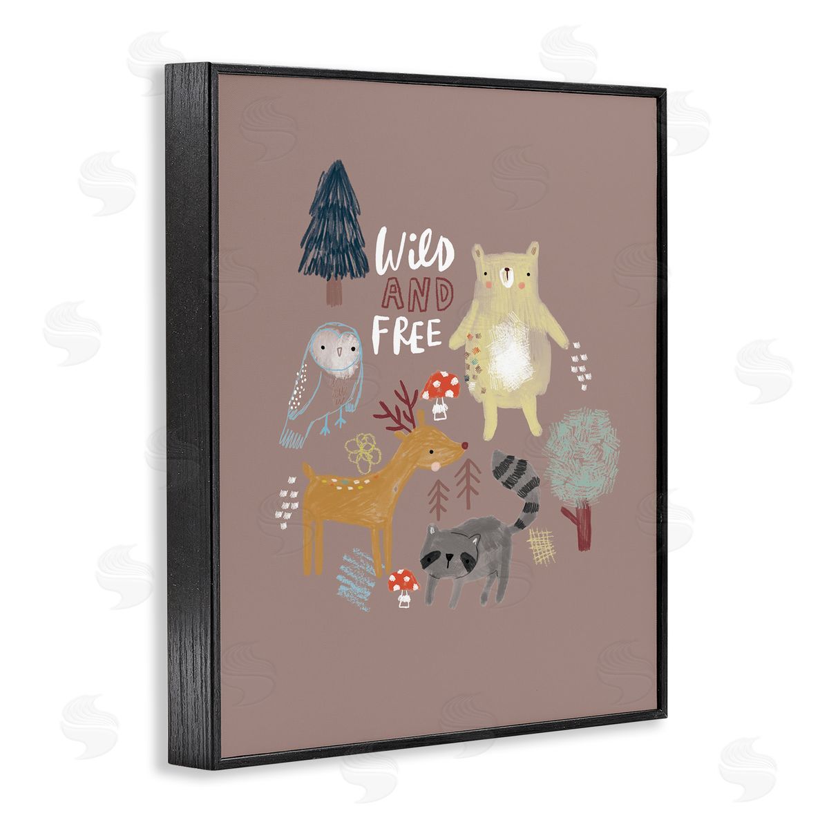 Lisa Barlow Wild and fr_sideee Kid's Forest Beer Owl Racoon