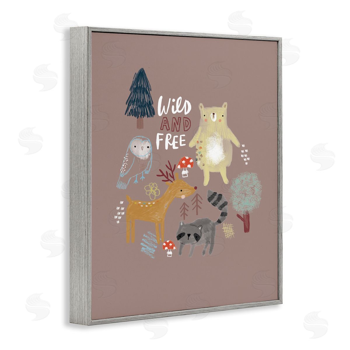 Lisa Barlow Wild and fr_sideee Kid's Forest Beer Owl Racoon