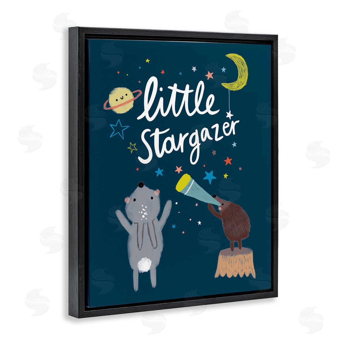 Lisa Barlow Little Stargazer Kid's Forest Animals Under Night Sky