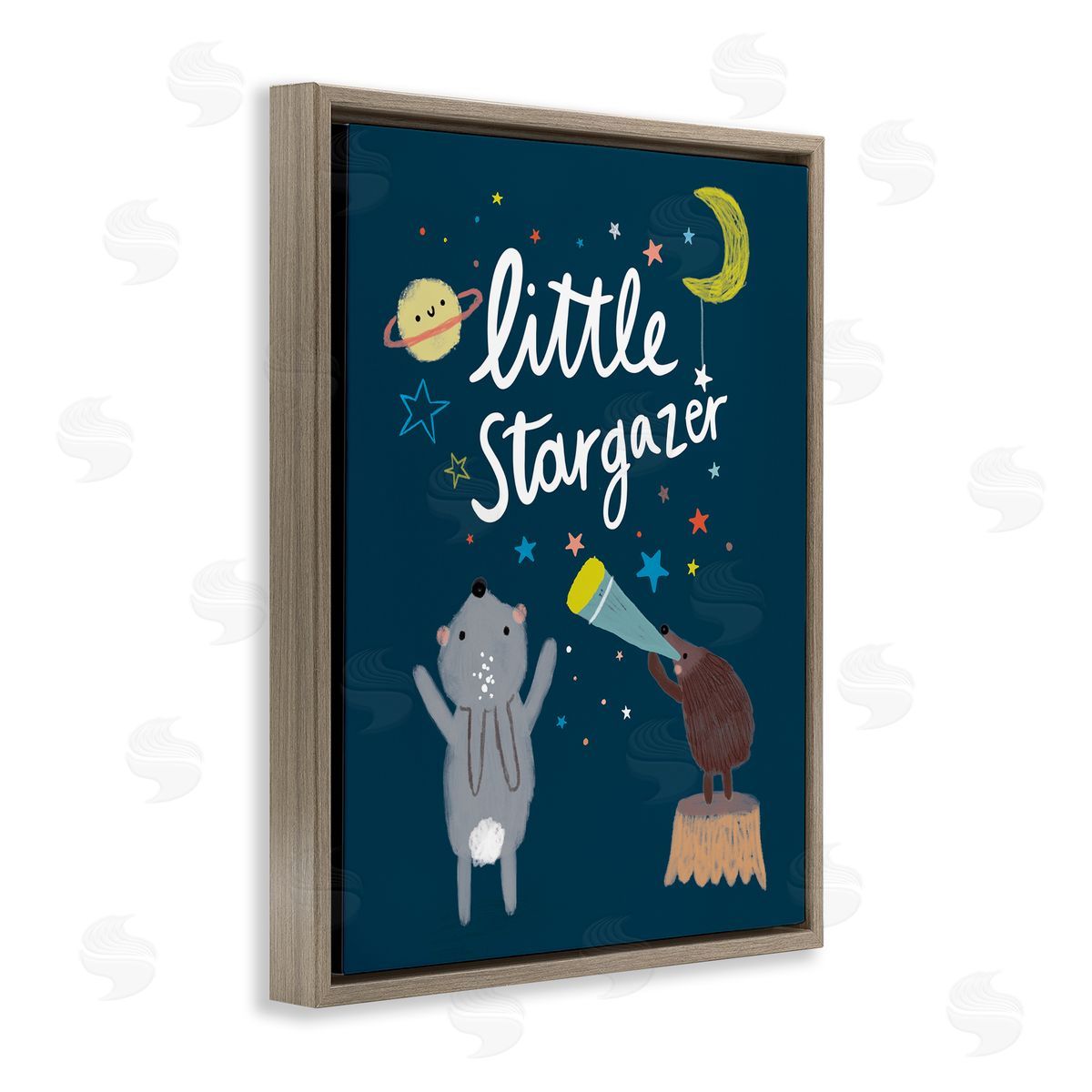 Lisa Barlow Little Stargazer Kid's Forest Animals Under Night Sky