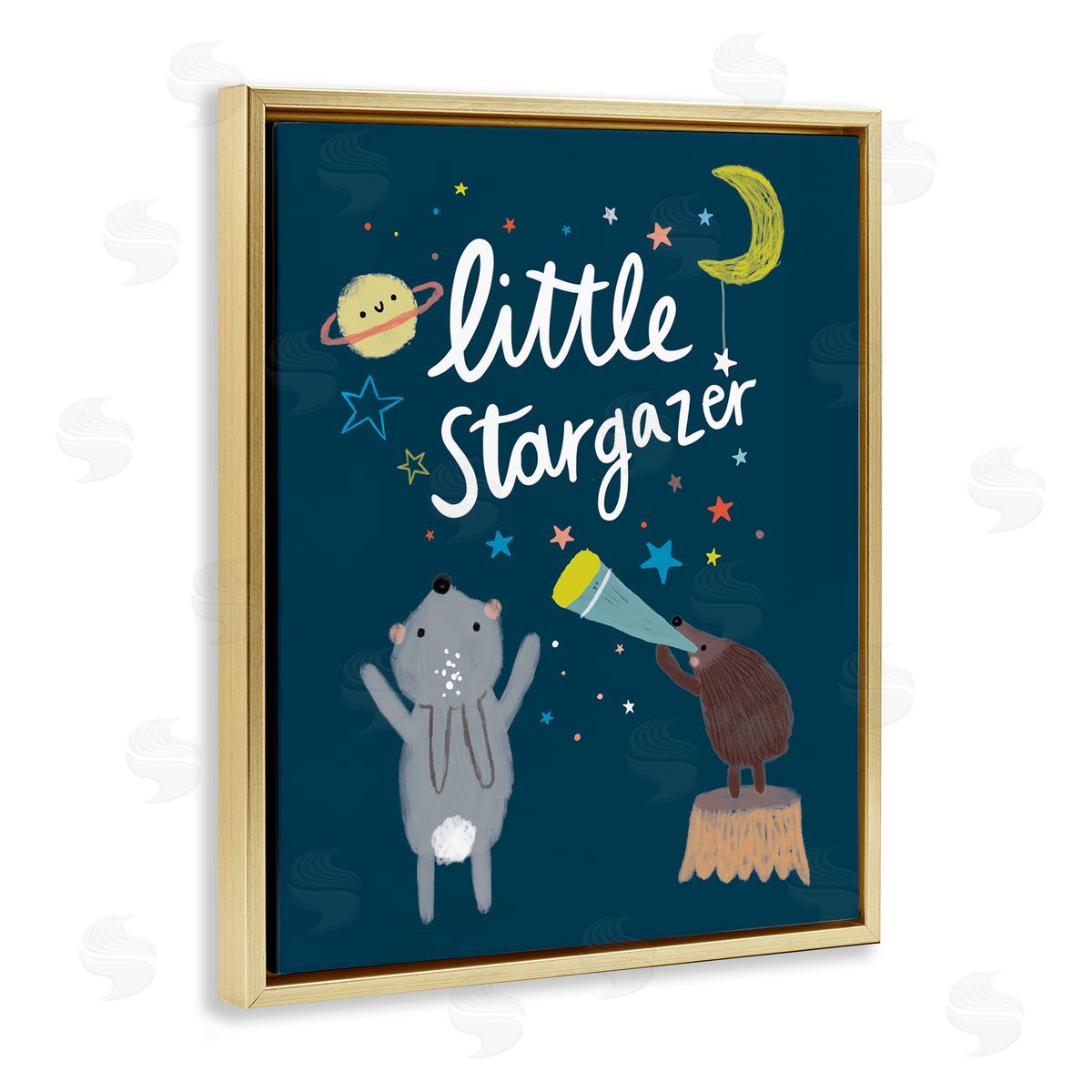 Lisa Barlow Little Stargazer Kid's Forest Animals Under Night Sky