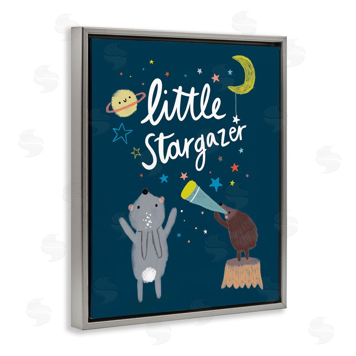 Lisa Barlow Little Stargazer Kid's Forest Animals Under Night Sky