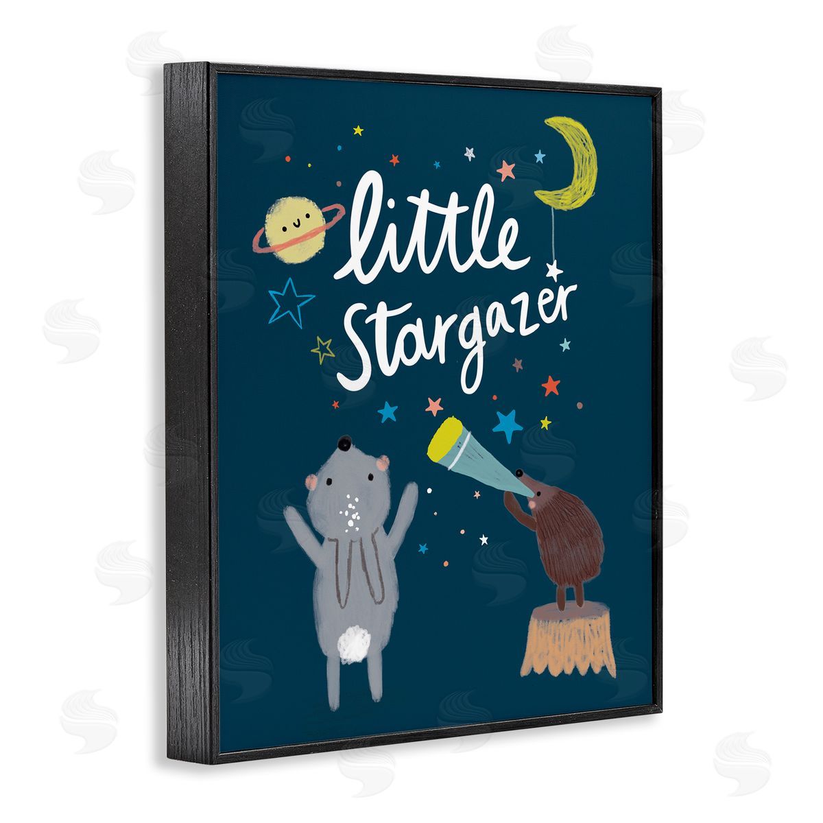 Lisa Barlow Little Stargazer Kid's Forest Animals Under Night Sky