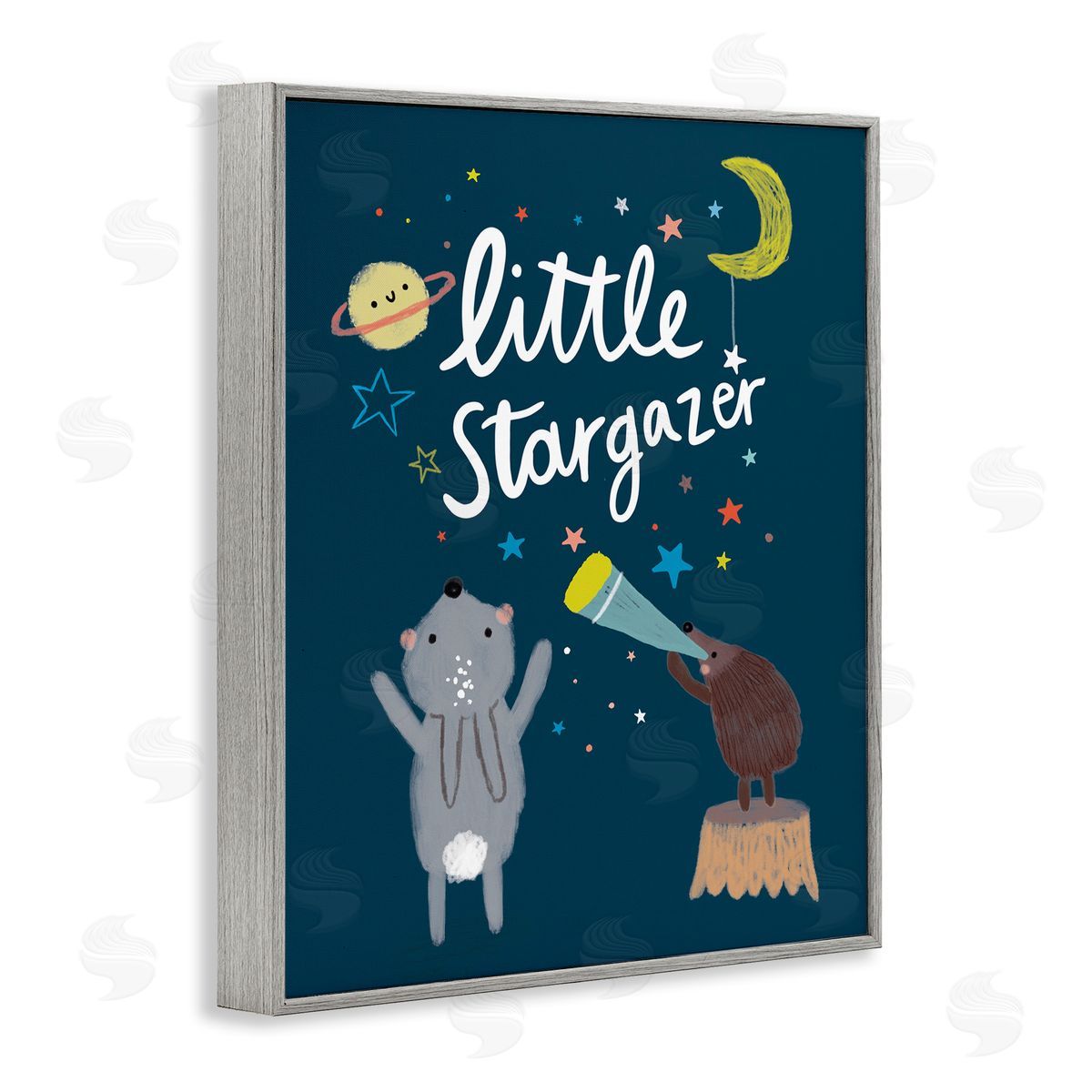 Lisa Barlow Little Stargazer Kid's Forest Animals Under Night Sky