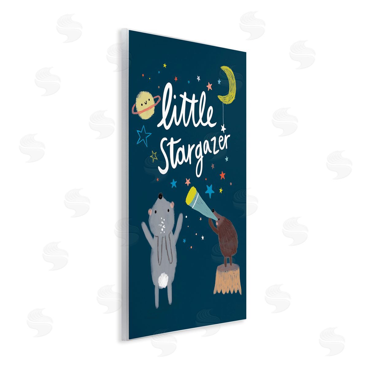 Lisa Barlow Little Stargazer Kid's Forest Animals Under Night Sky
