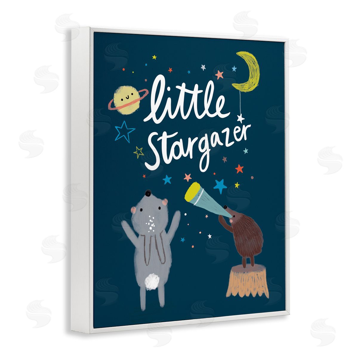Lisa Barlow Little Stargazer Kid's Forest Animals Under Night Sky