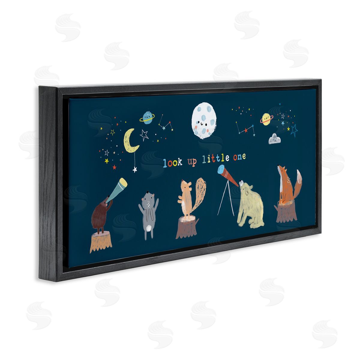 Lisa Barlow Look Up Little One Forest Animals under Starry Sky