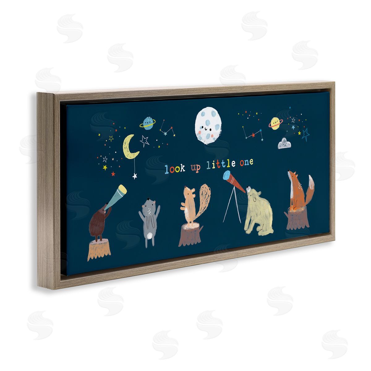 Lisa Barlow Look Up Little One Forest Animals under Starry Sky