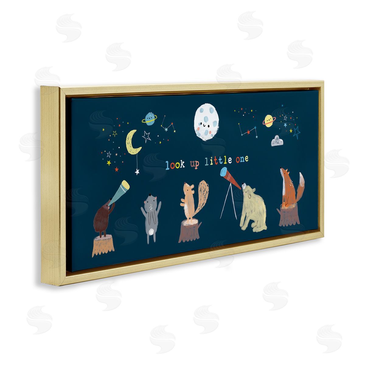 Lisa Barlow Look Up Little One Forest Animals under Starry Sky