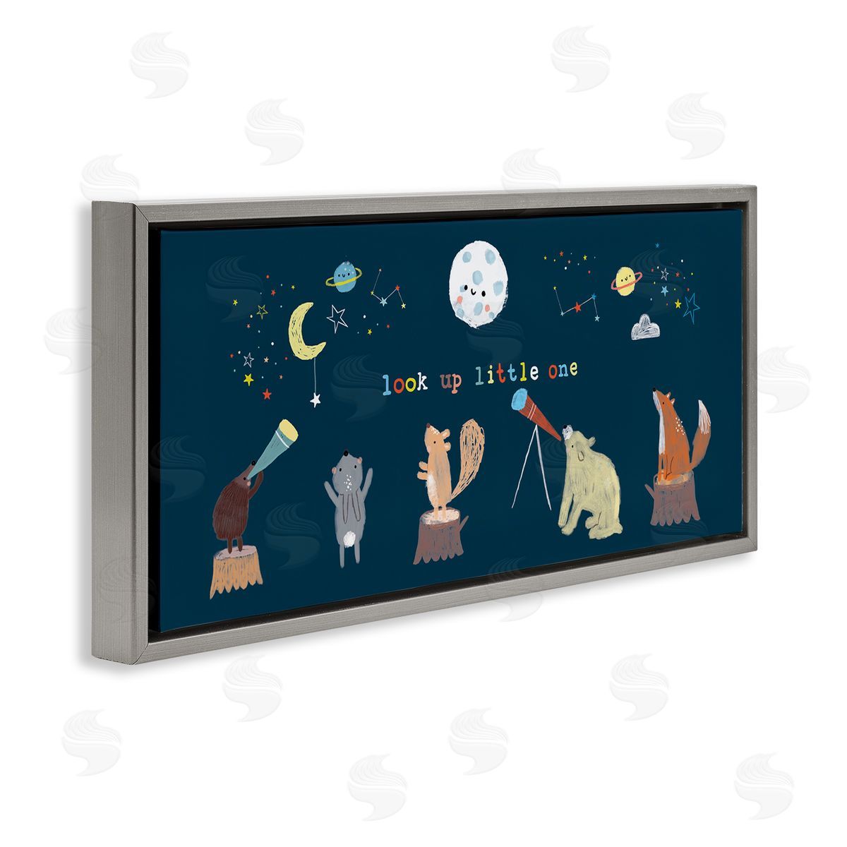 Lisa Barlow Look Up Little One Forest Animals under Starry Sky