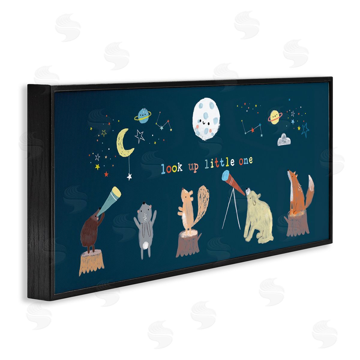 Lisa Barlow Look Up Little One Forest Animals under Starry Sky