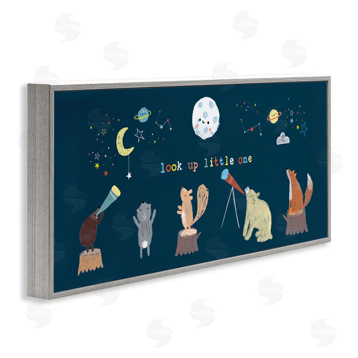 Lisa Barlow Look Up Little One Forest Animals under Starry Sky