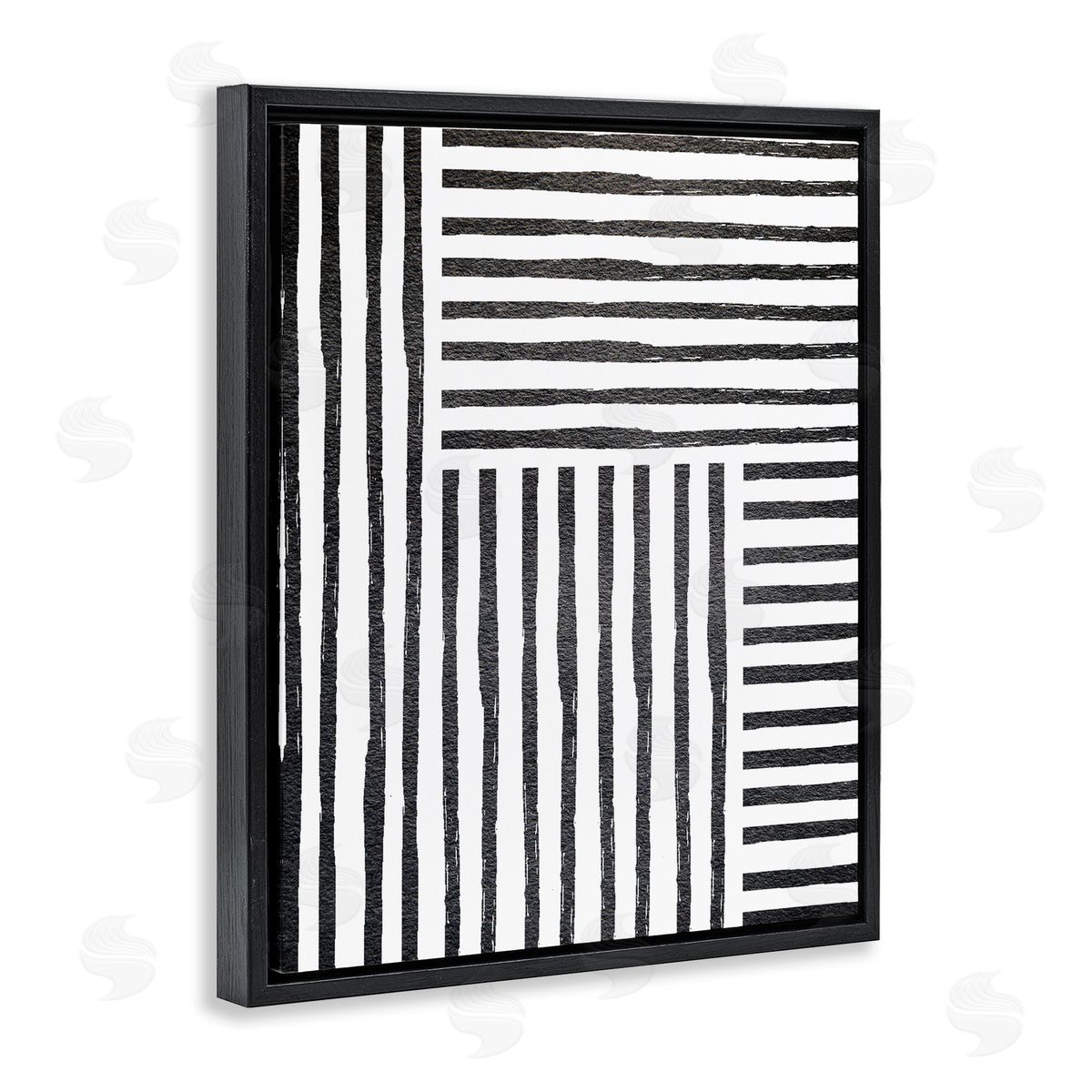 Leah Straatsma Dominant Patterned Perpendicular Lines Modern Minimal Abstraction