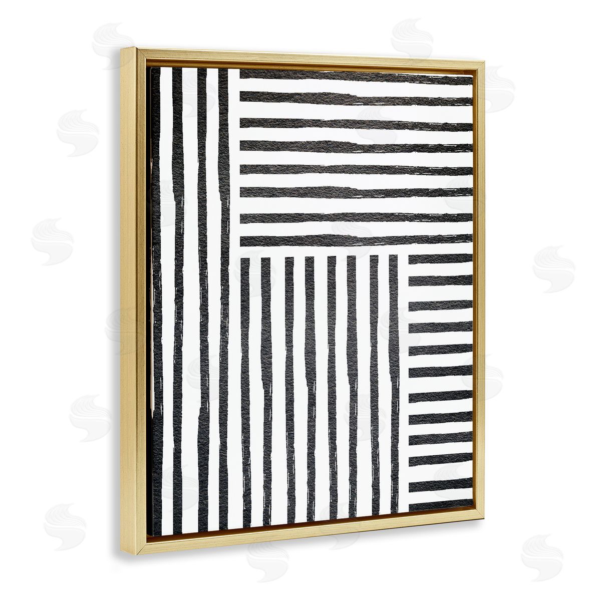 Leah Straatsma Dominant Patterned Perpendicular Lines Modern Minimal Abstraction