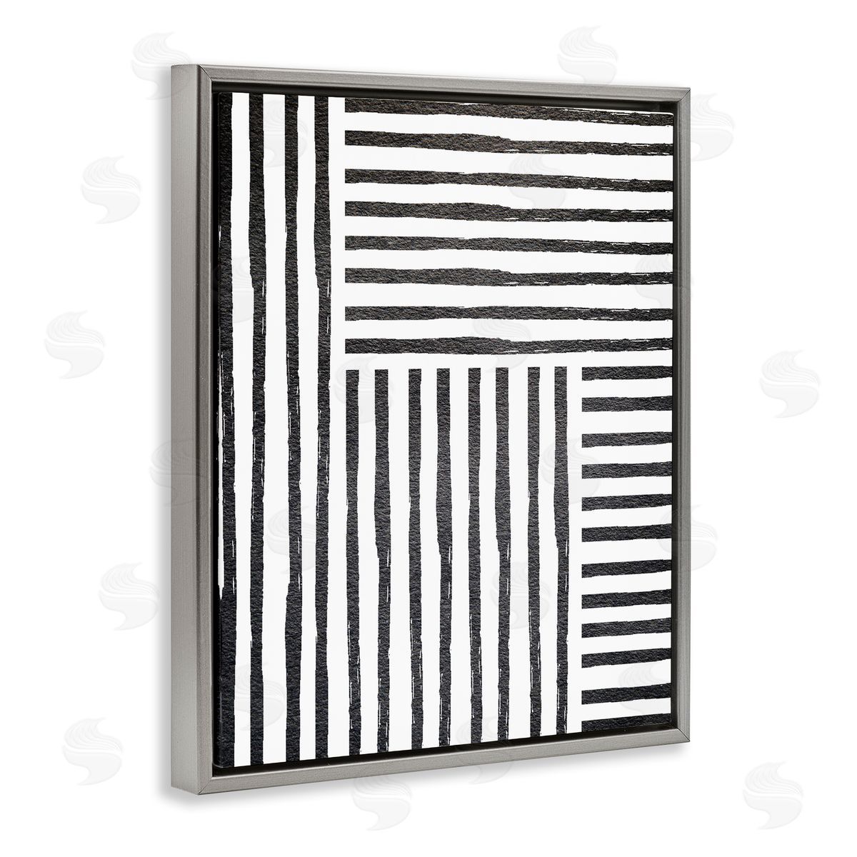 Leah Straatsma Dominant Patterned Perpendicular Lines Modern Minimal Abstraction