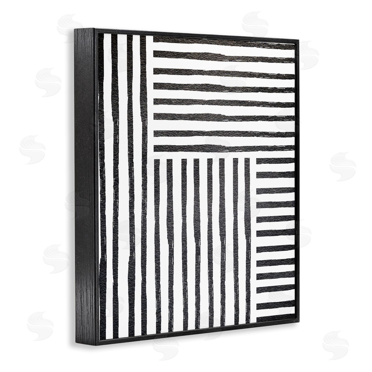 Leah Straatsma Dominant Patterned Perpendicular Lines Modern Minimal Abstraction