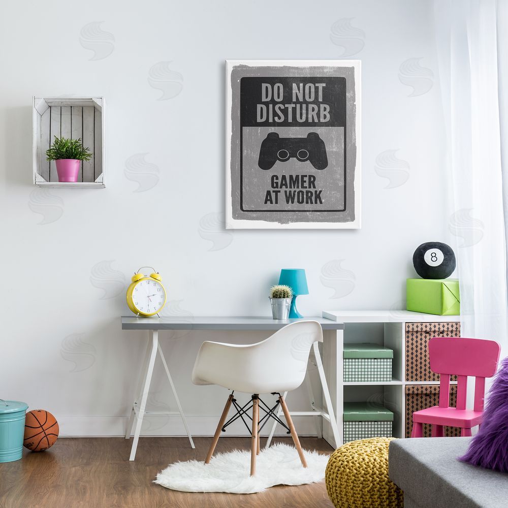 Lux + Me Designs Don't Disturb Gamer at Work Video Game Controller