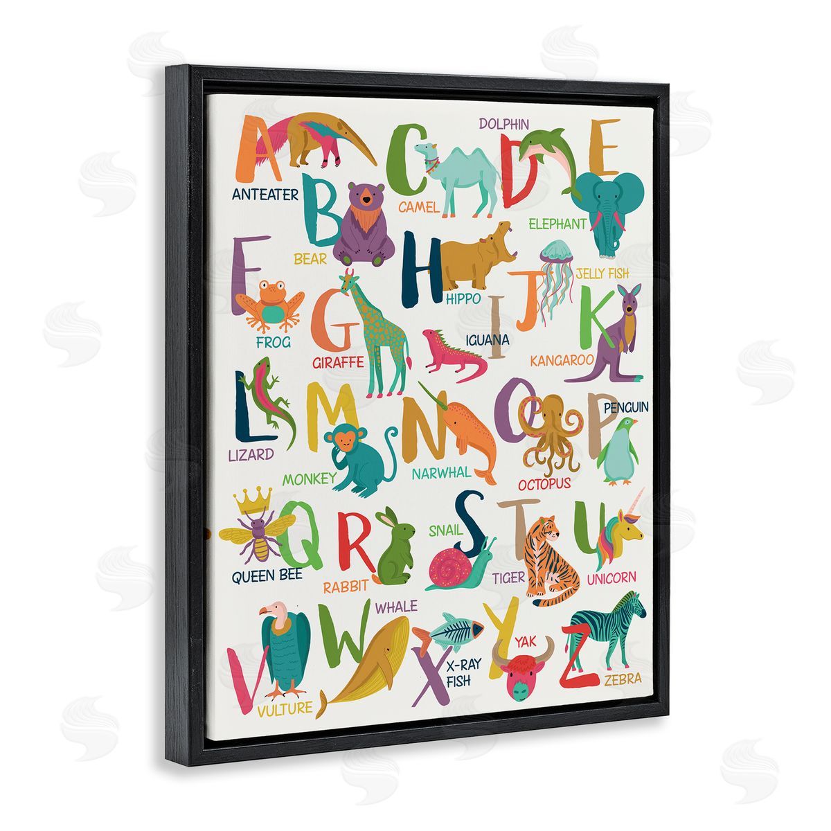 Lisa Perry Whitebutton Joyful Animal Alphabet Kid's Playful ABC Typography