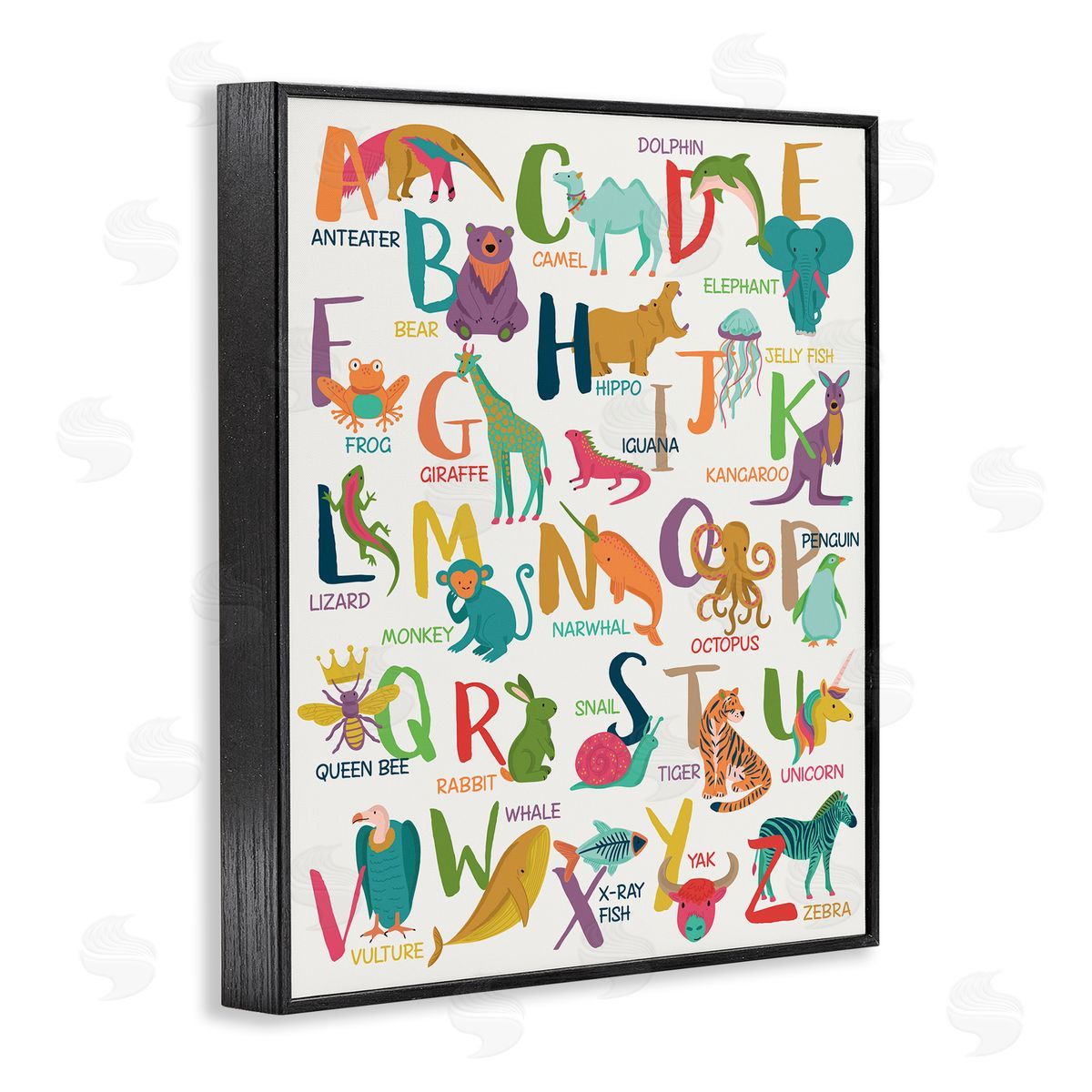 Lisa Perry Whitebutton Joyful Animal Alphabet Kid's Playful ABC Typography