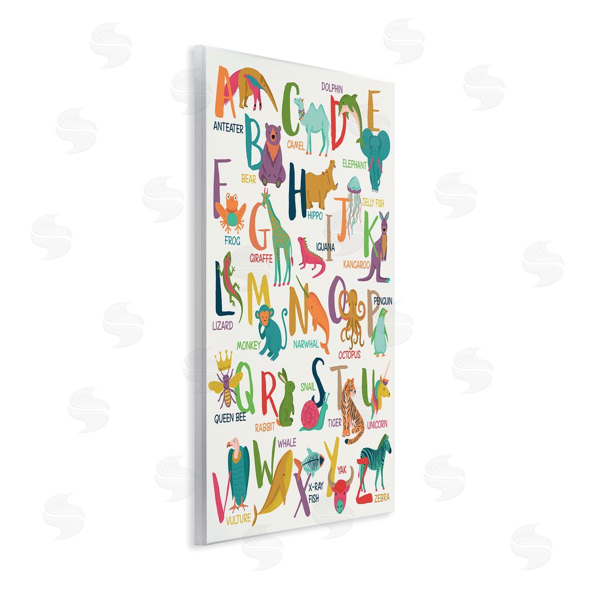 Lisa Perry Whitebutton Joyful Animal Alphabet Kid's Playful ABC Typography