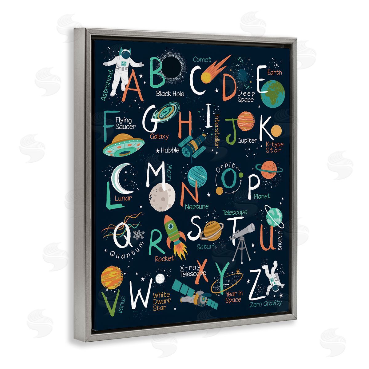 Lisa Perry Whitebutton Starry Space Alphabet Fantasy Constellations UFO ABC's