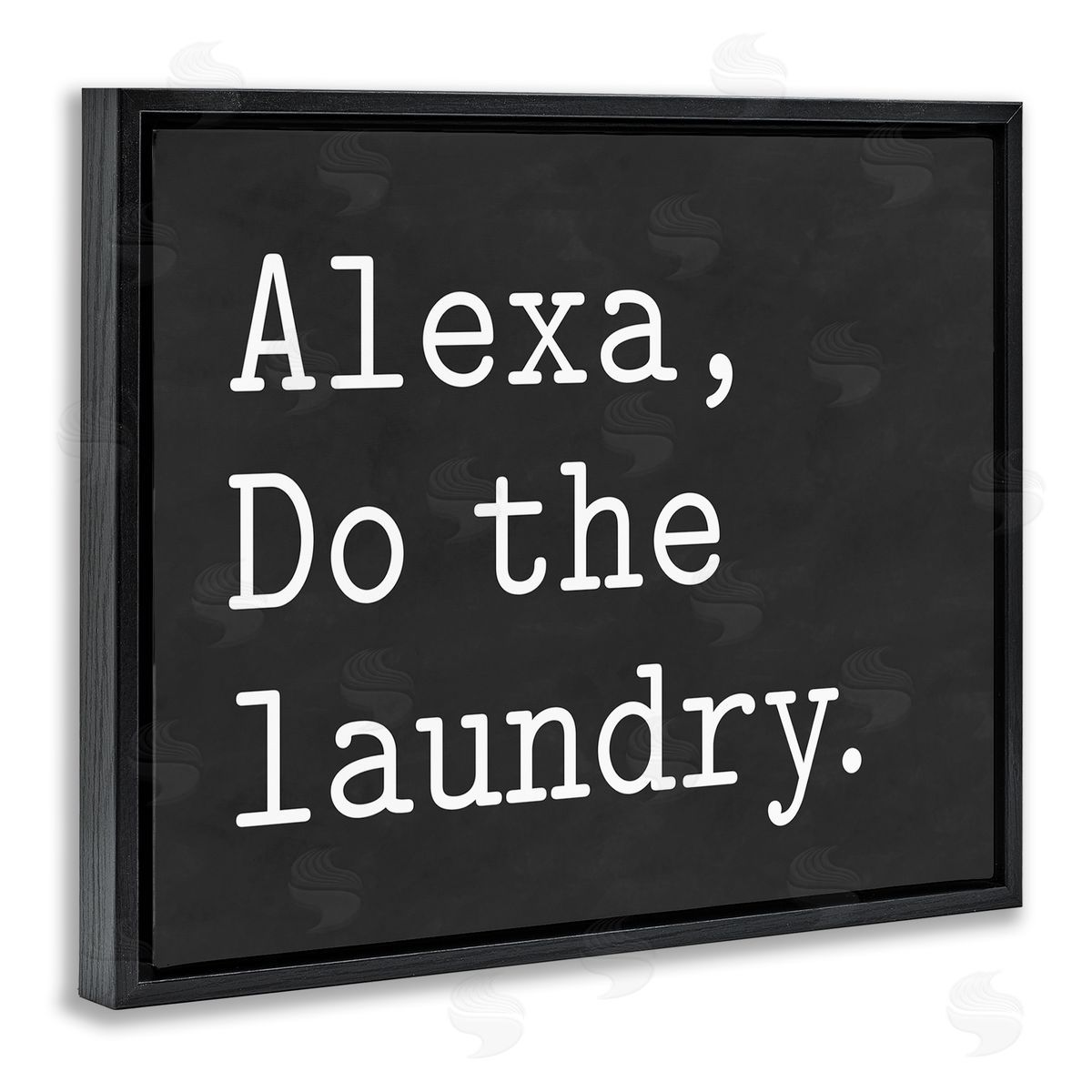 Lettered and Lined Alexa, Do the Laundry Phrase Modern Minimal Typography