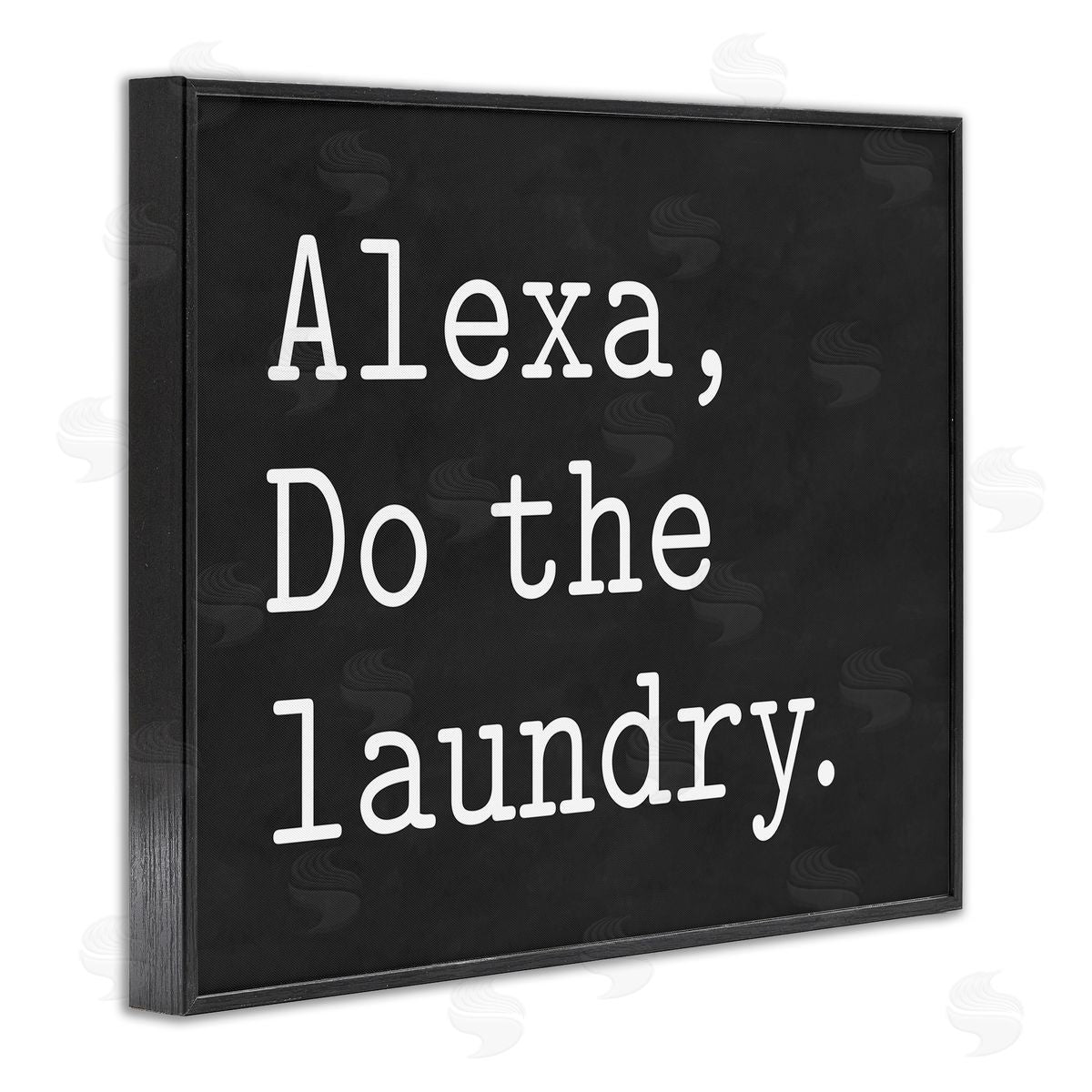 Lettered and Lined Alexa, Do the Laundry Phrase Modern Minimal Typography