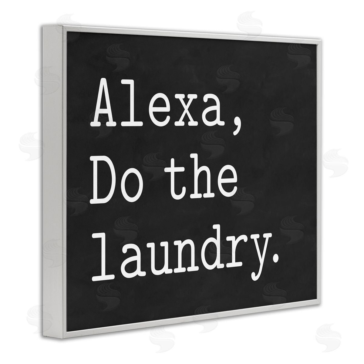 Lettered and Lined Alexa, Do the Laundry Phrase Modern Minimal Typography