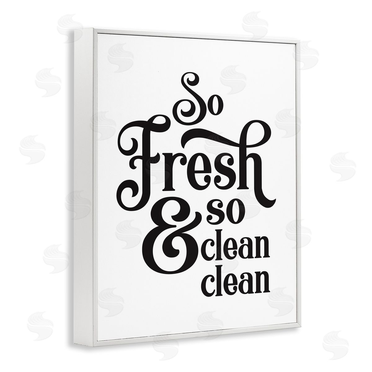 Lettered and Lined So fr_sideesh And Clean Phrase Laundry Room Humor