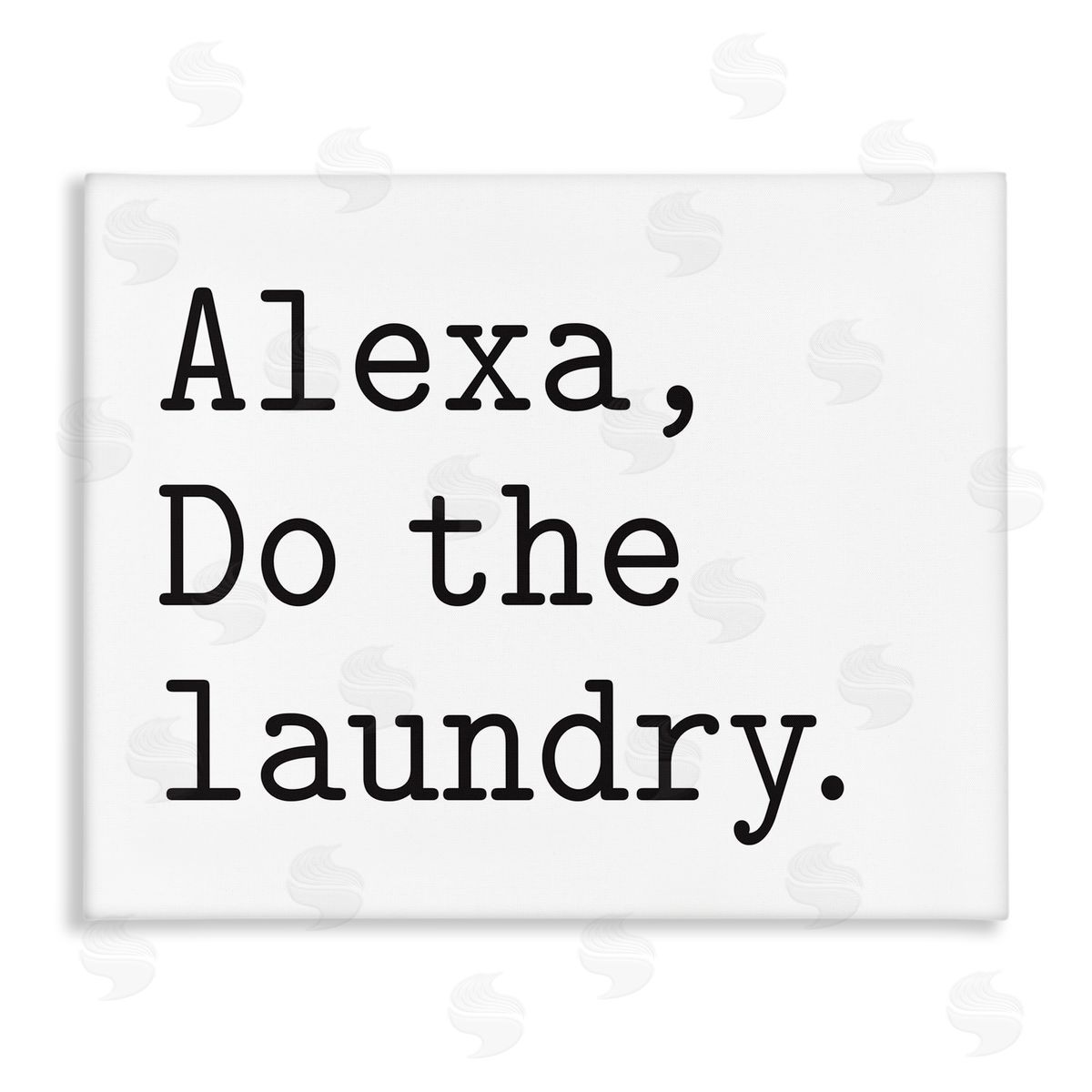 Lettered and Lined Alexa Do the Laundry Typewriter Typography Minimal Text