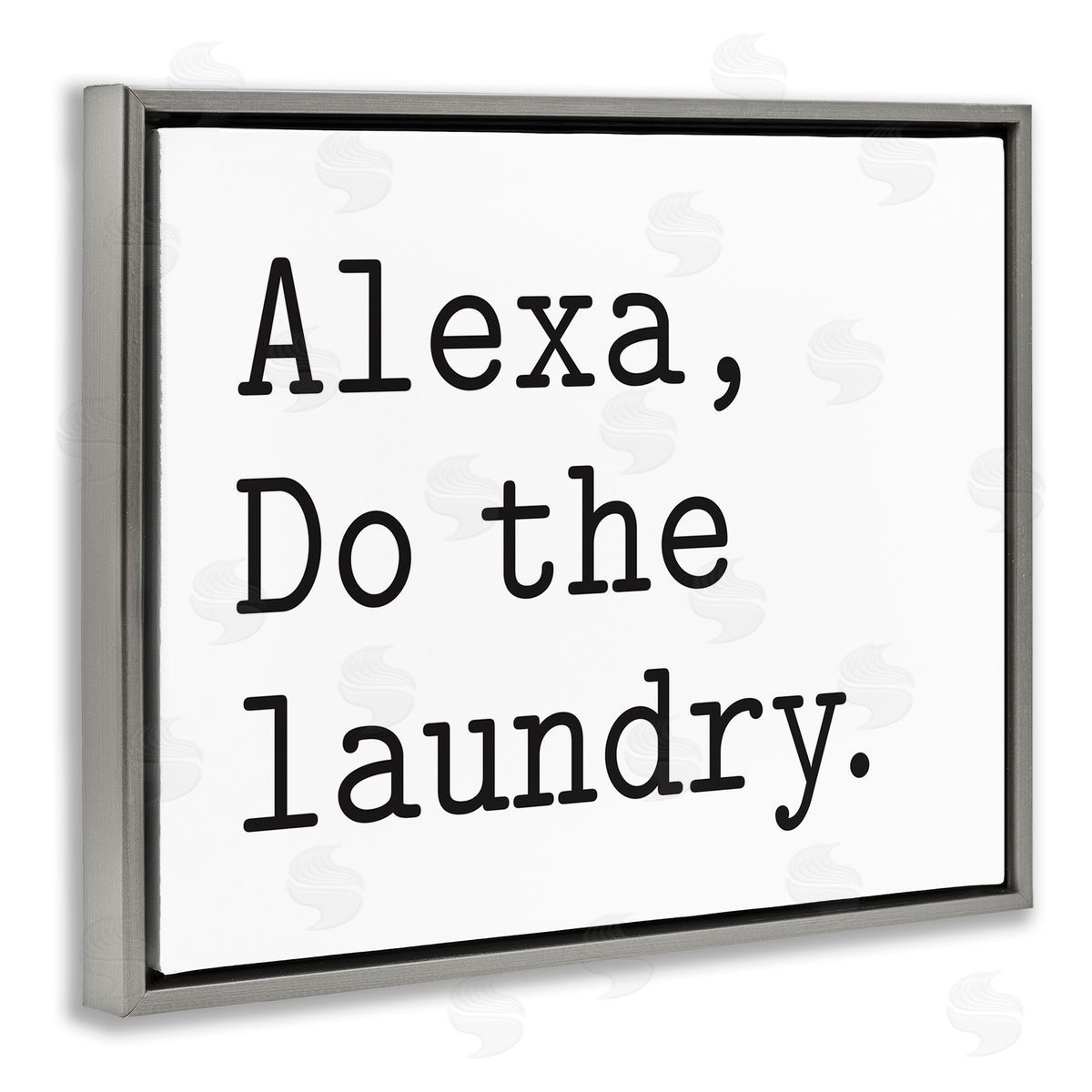 Lettered and Lined Alexa Do the Laundry Typewriter Typography Minimal Text