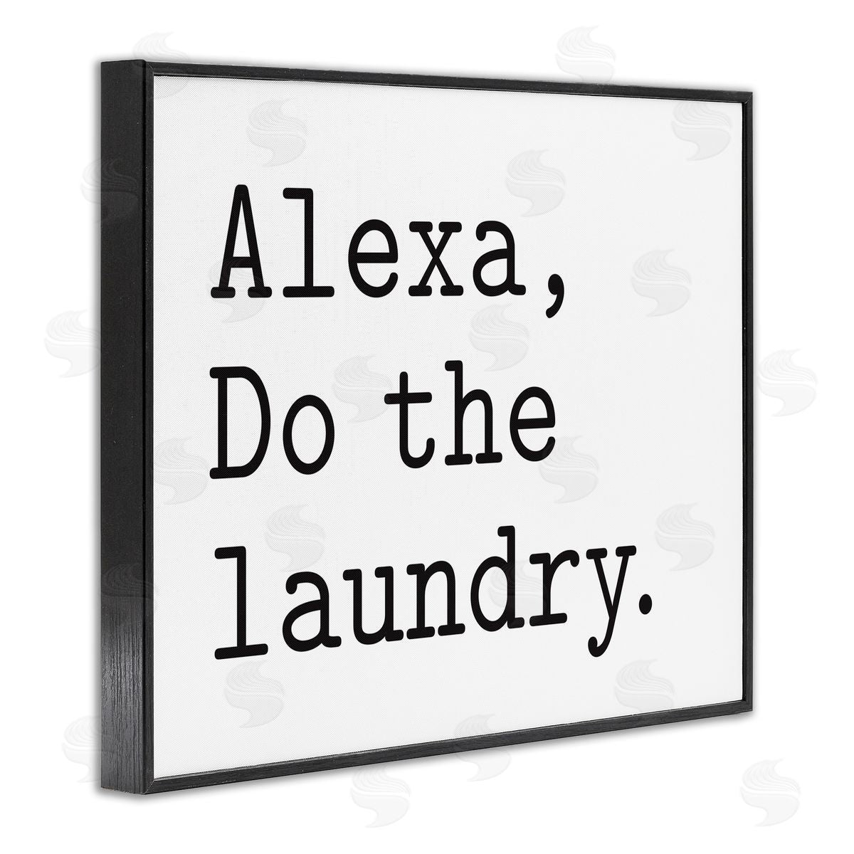 Lettered and Lined Alexa Do the Laundry Typewriter Typography Minimal Text