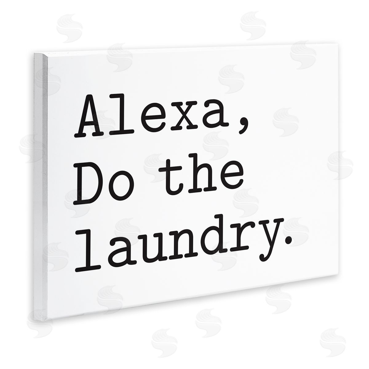 Lettered and Lined Alexa Do the Laundry Typewriter Typography Minimal Text