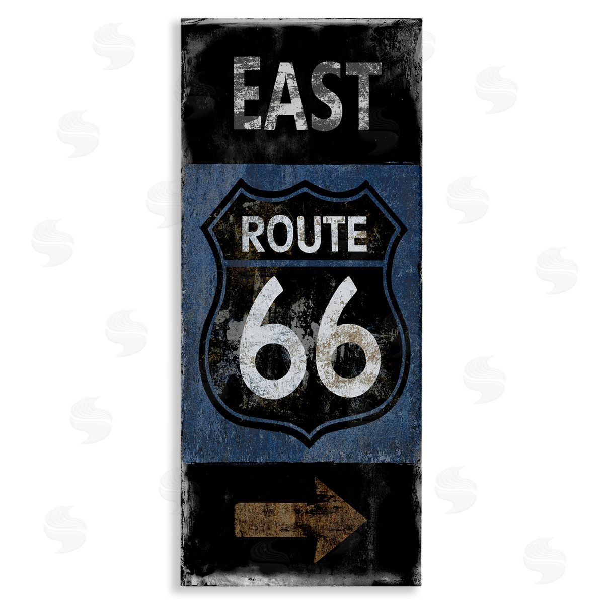 Luke Wilson Route 66 Highway Symbol Blue Right Arrow Directional