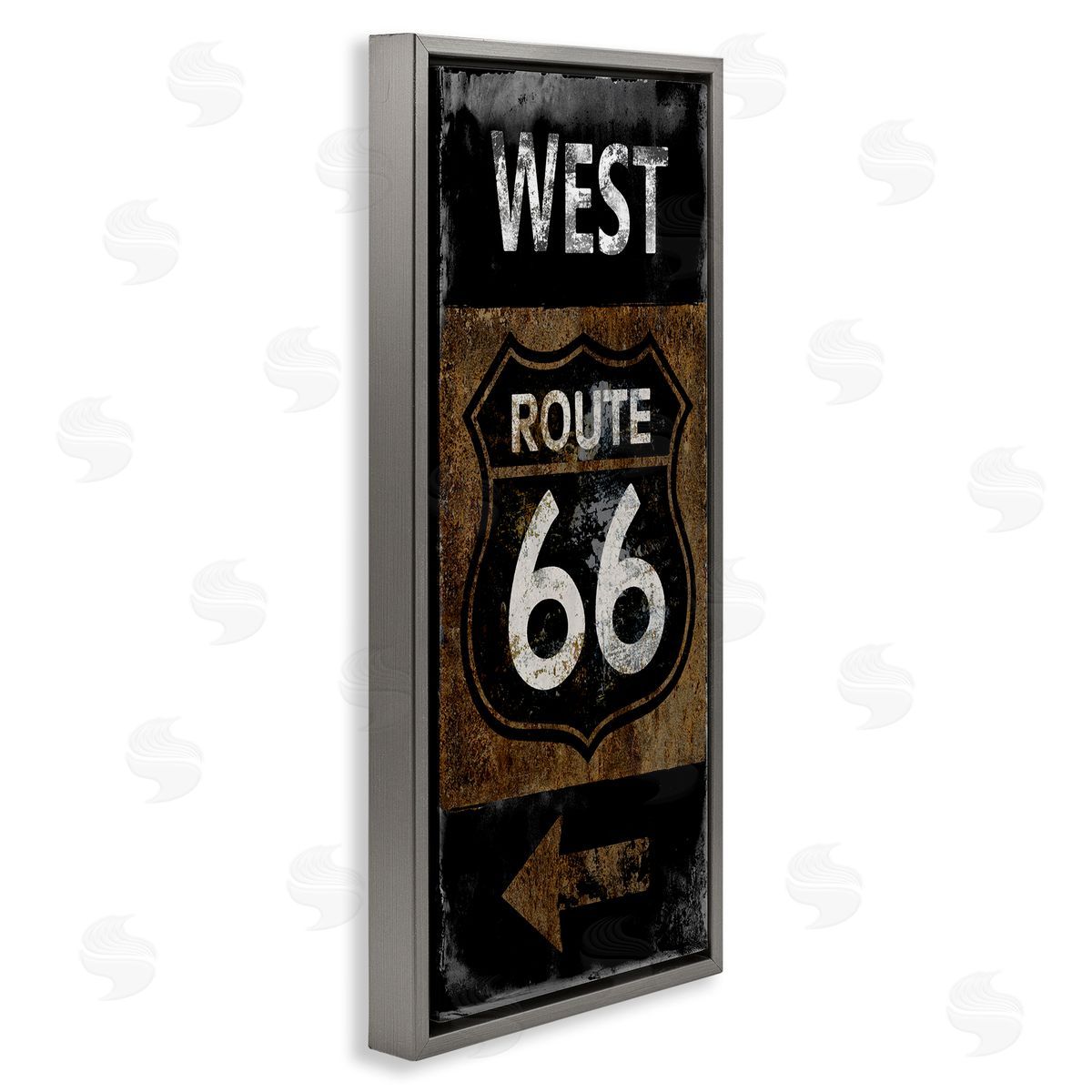 Luke Wilson Rustic Highway Route 66 Symbol Left Arrow Directional