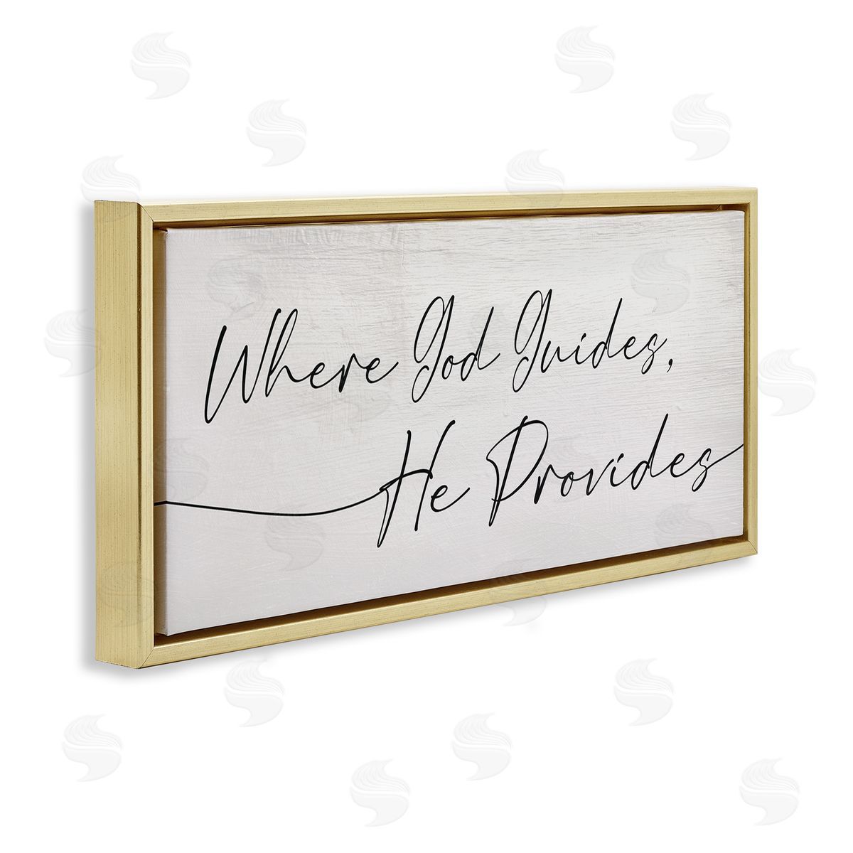 Stupell Studio Where God Guides He Provides Soft Spiritual Proverb