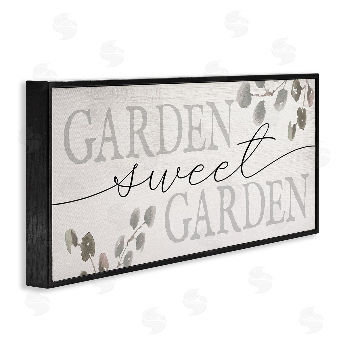 Stupell Studio Garden Sweet Garden Yardwork Phrase Eucalyptus Leaves