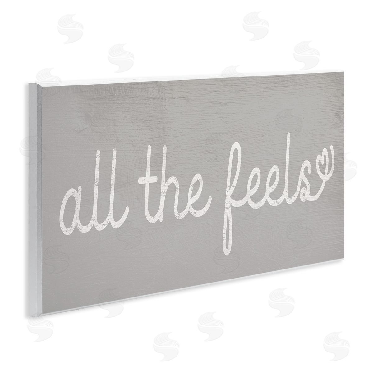 Stupell Studio All The Feels Cute Phrase Heart Icon Typography