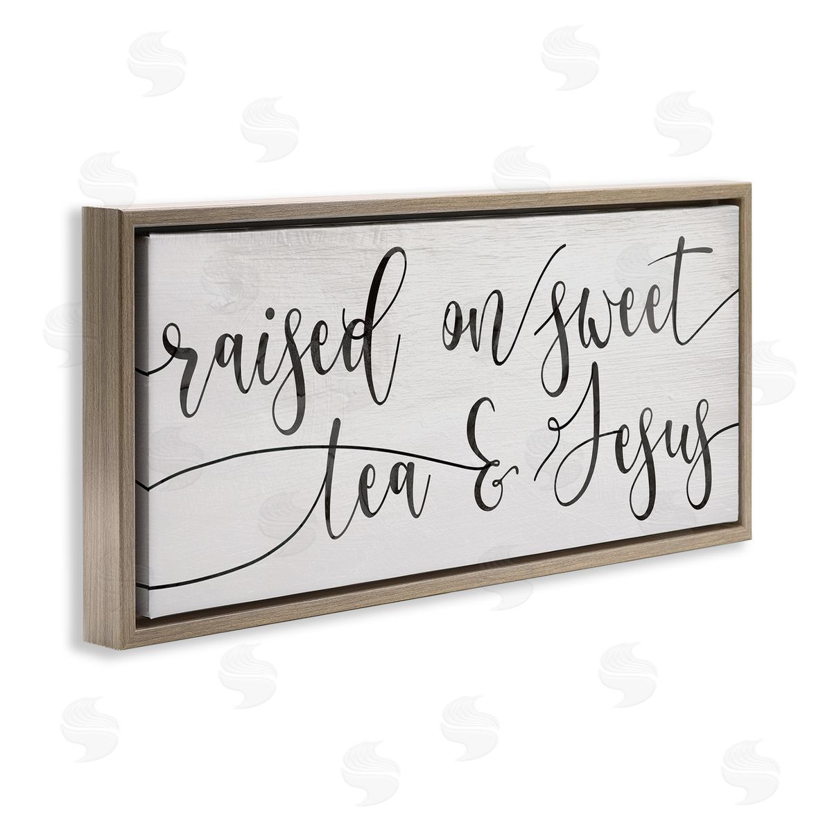 Stupell Studio Raised on Sweet Tea & Jesus Southern Phrase