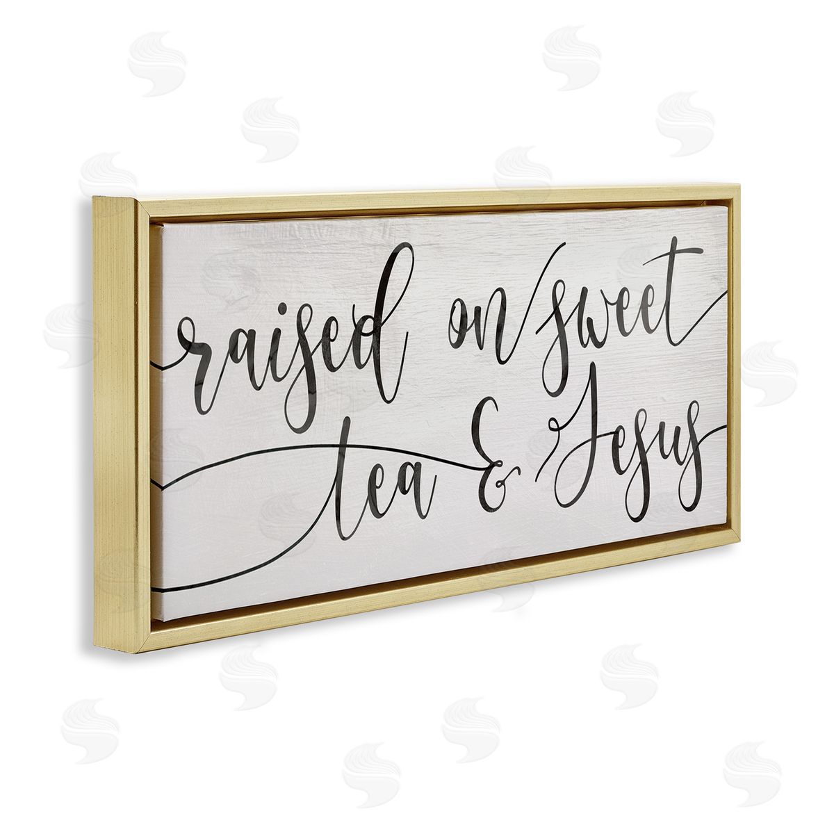 Stupell Studio Raised on Sweet Tea & Jesus Southern Phrase