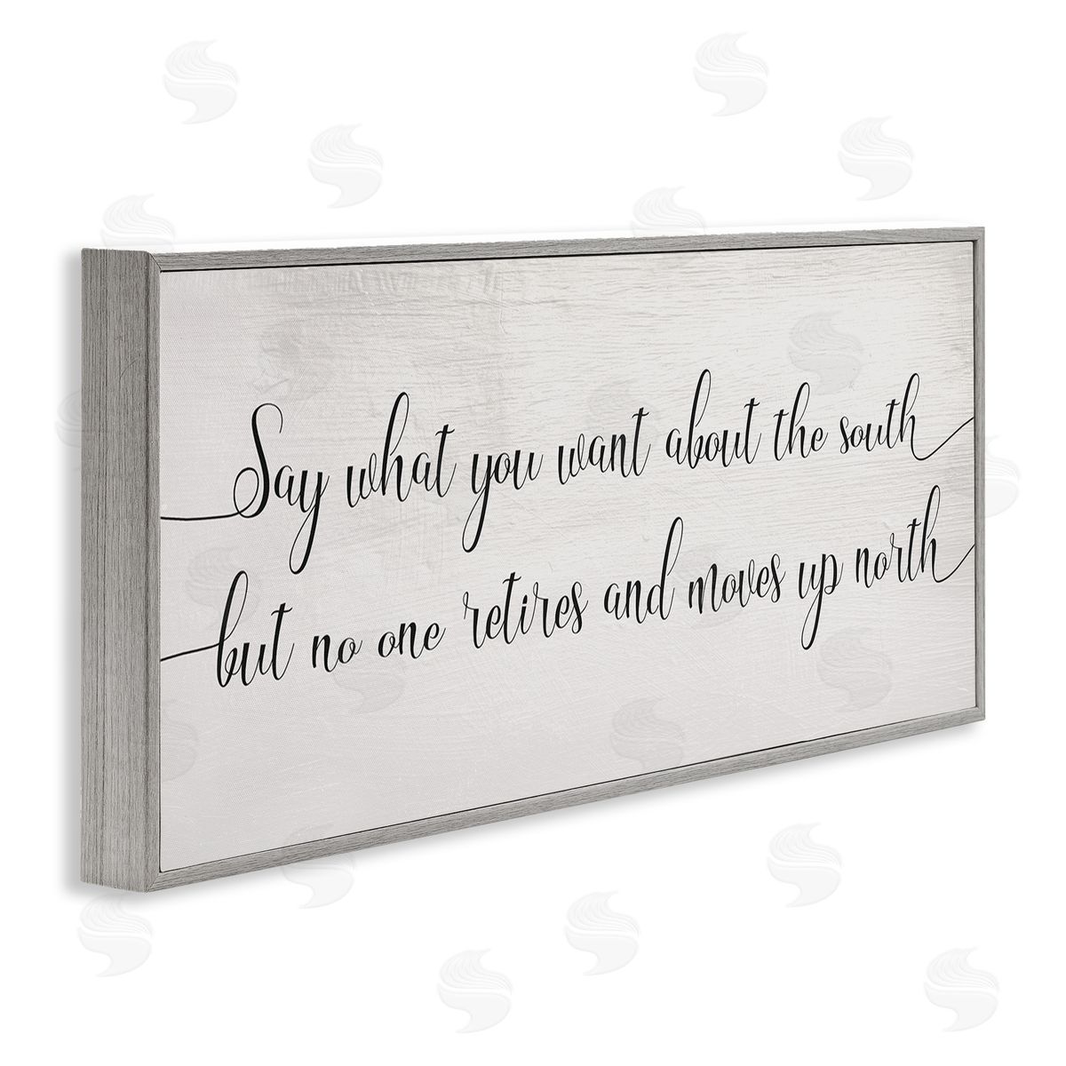 Stupell Studio No One Retires Up North Phrase Southern Appreciation