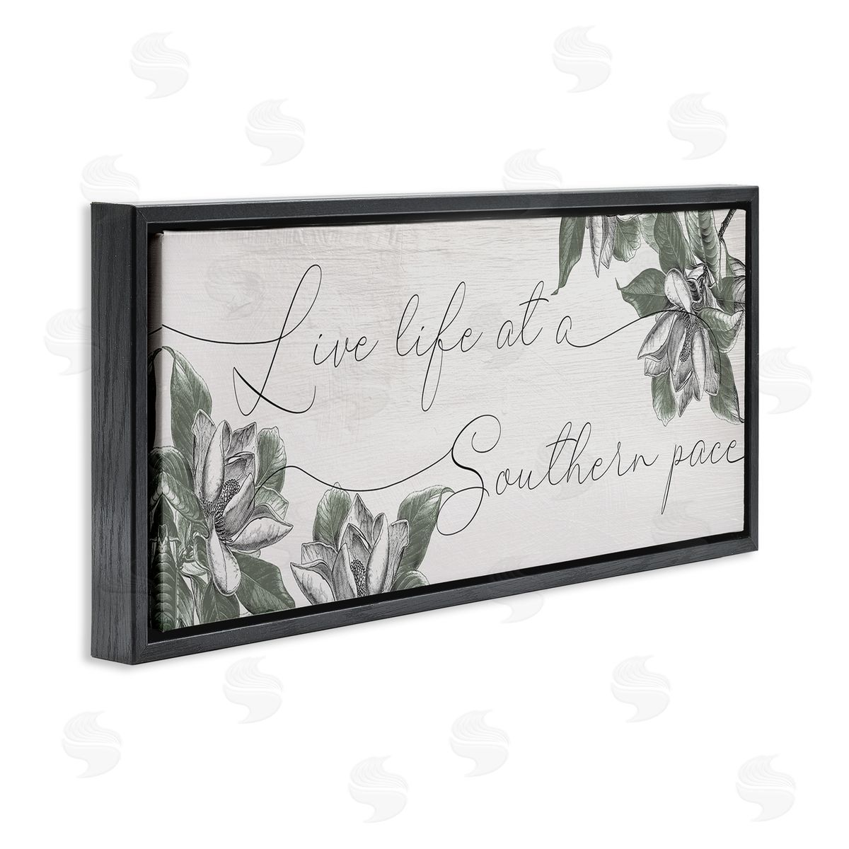 Stupell Studio Live Life at a Southern Pace Vintage Magnolia Florals